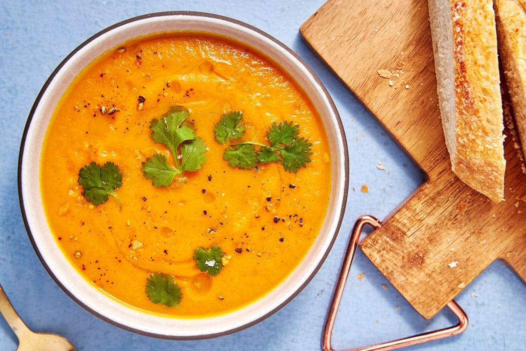 carrot and kumara soup