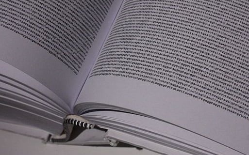 The Genome sequence when printed fills a huge book of close print