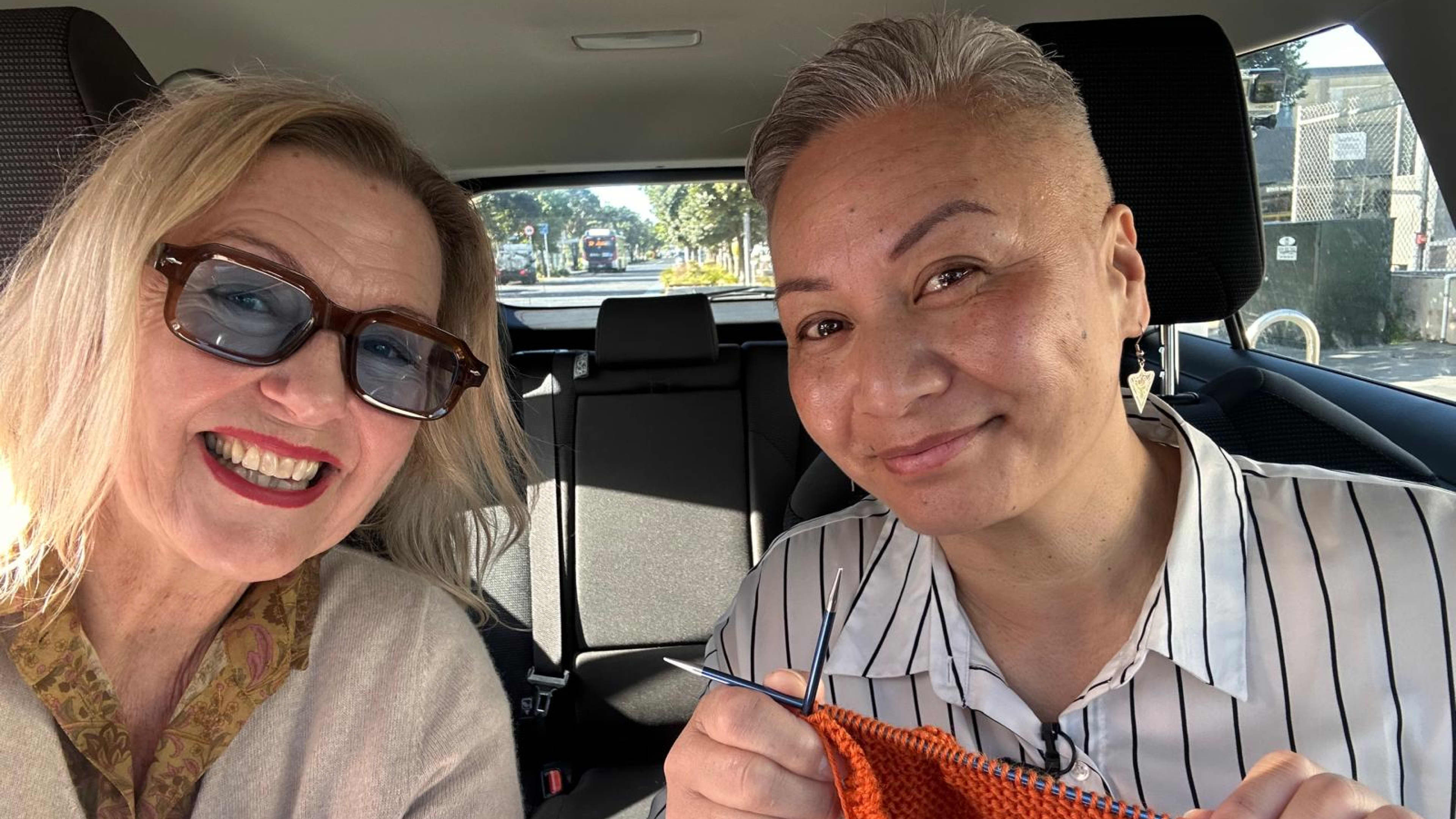Anna Thomas and Marama Davidson