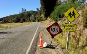 100km/h speeds past Ngātīmoti School have been an issue for residents for at least a decade.