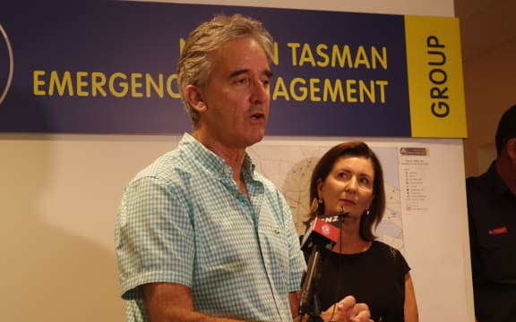 At Civil Defence briefing for Nelson fire