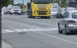 Joshua David Brooking painted a fake pedestrian crossing on a main road into Timaru.