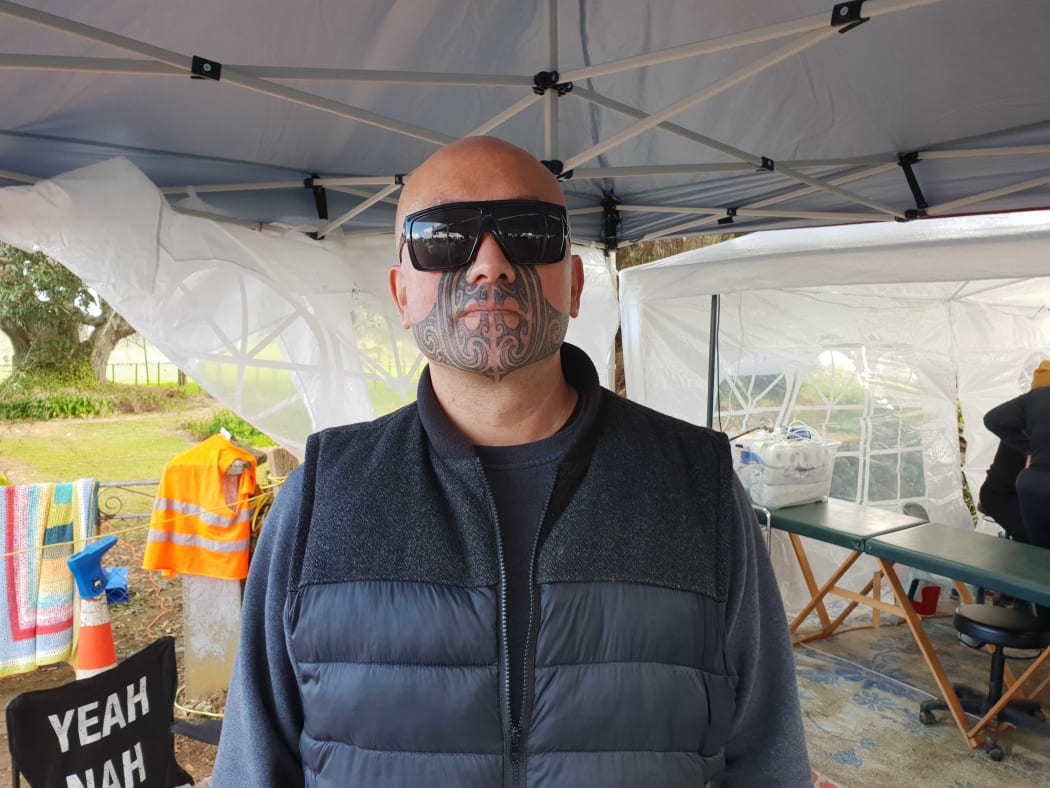 Moko aritst Graham Tipene from Te Wheke Moko Design Studio