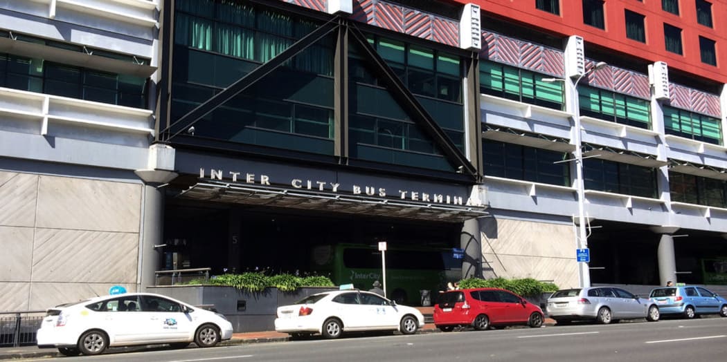 The terminal, on Hobson St, is part of the Sky City complex.