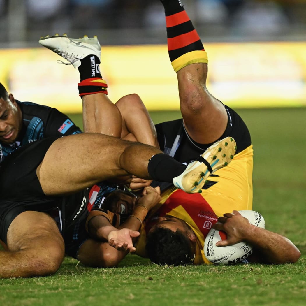 PNG Kumuls defeated Fiji Bati 22-10 in their Pacific Championships opener in Suva. 19 October 2024