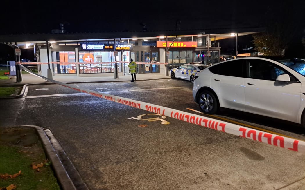 Police said an attacker went into several businesses on Corinthian Drive in Albany at about 9pm on 19 June and hit customers with a weapon.