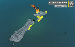 Niwa's NZ Drought Index shows meteorological drought hitting Northland from 18 January.