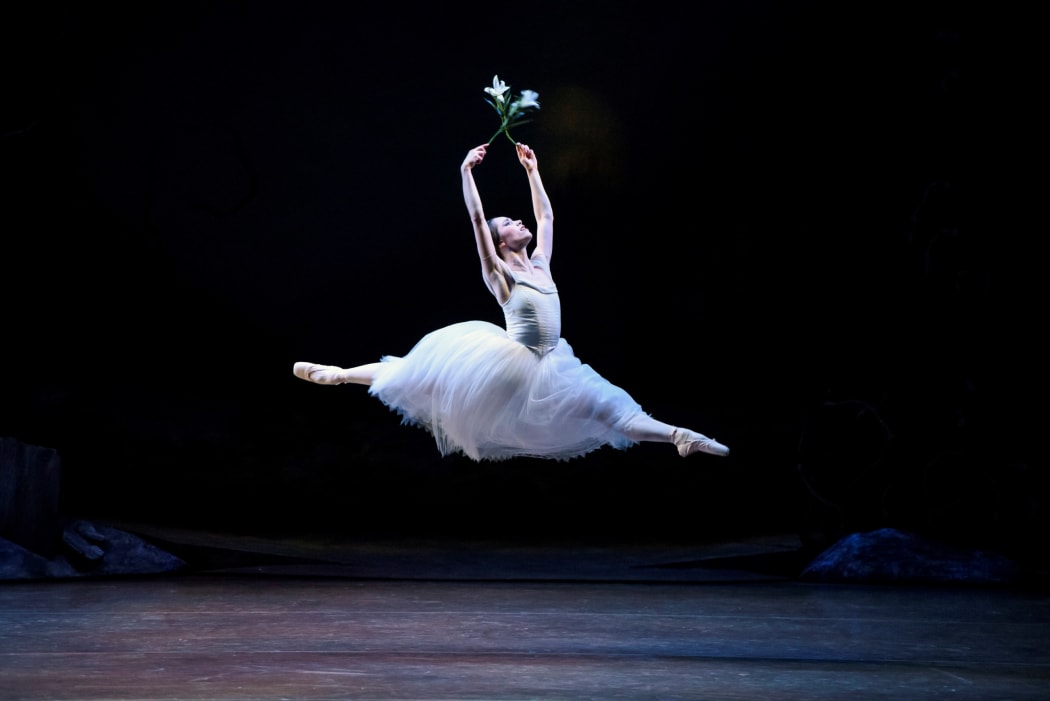 Dancer Lucy Green as the title character in Giselle