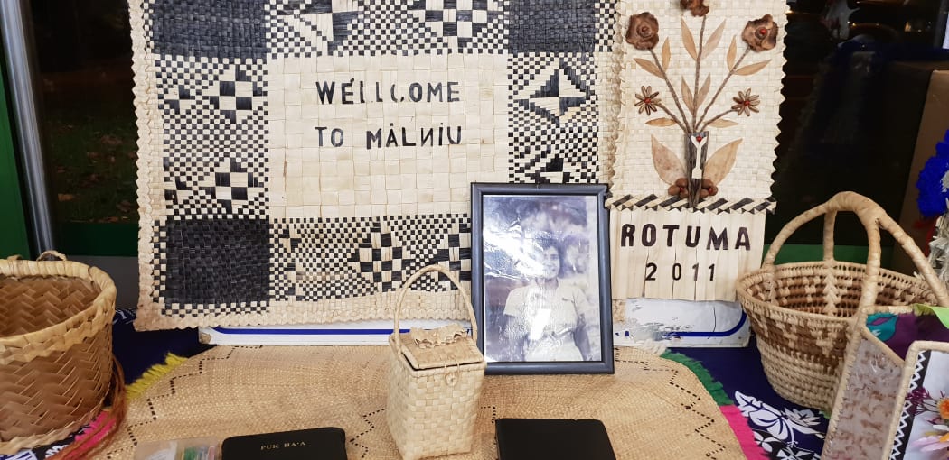 A display of Rotuma handicraft.