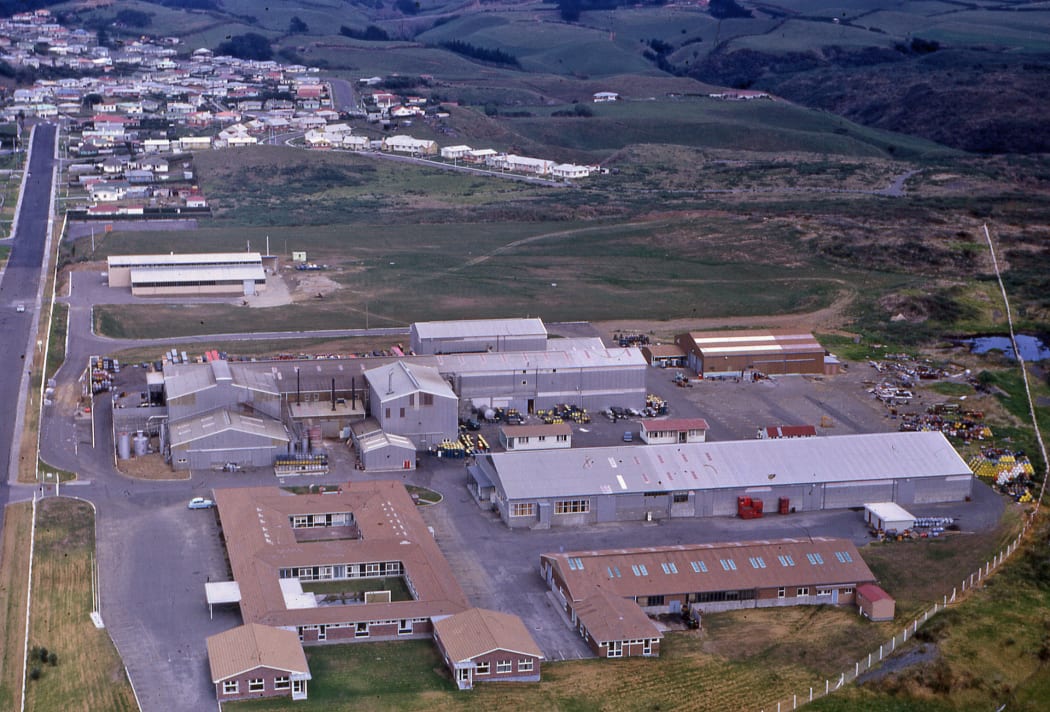 The Paritutu agrochemical plant in 1968
