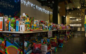 Salvation Army gift room.