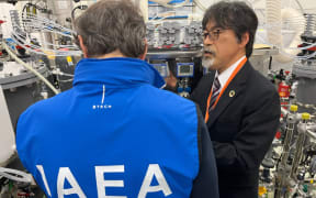Rafael Mariano Grossi in Japan to present IAEA report to TEPCO in 2023.