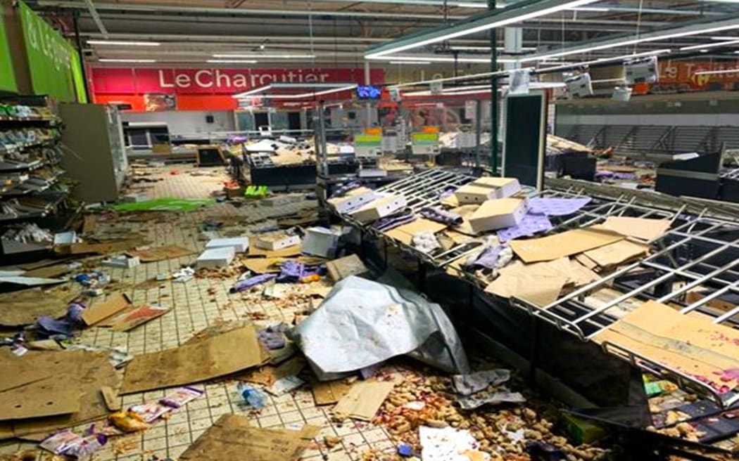 Another looted supermarket in Nouméa’s Kenu-In neighbourhood.