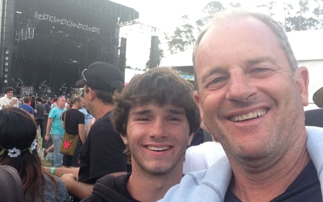 Vetya Shearer and his father, former Labour Party leader David Shearer.