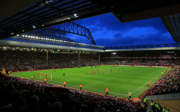 Liverpool Football Club ground Anfield.
