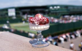 STRAWBERRIES and CREAM at Wimbledon Tennis Championships, 000706. Photo: Athol Gazzard/Action Plus


2000
ambience
venue venues