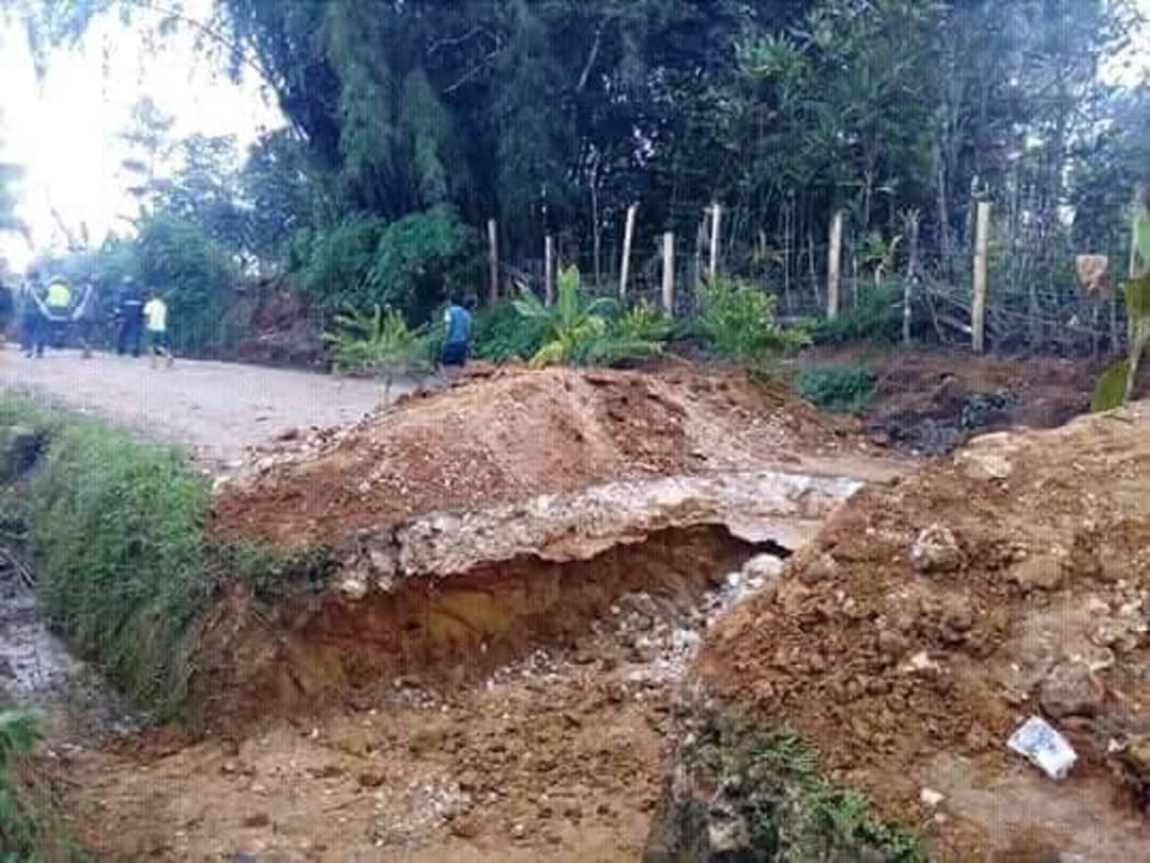 Landowners blockaded a main road in Hela  province, Papua New Guinea, 19 June 2018.