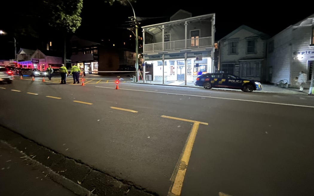 One person was seriously injured and one was critically injured after a crash in the Wellington suburb of Thorndon.