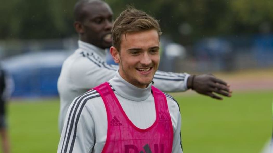 Deklan Wynne training with Vancouver Whitecaps FC. Wynne, the player at the centre of New Zealand Football's Olympic eligibility row, has found a professional club.
