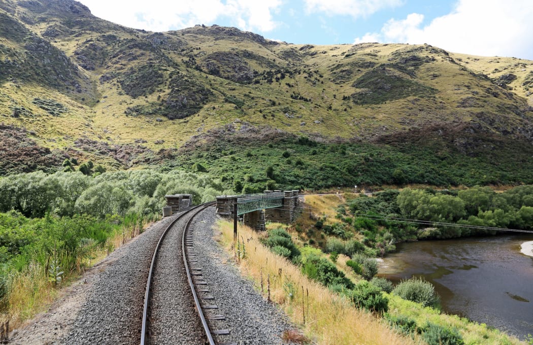 Railway track, New Zealand.