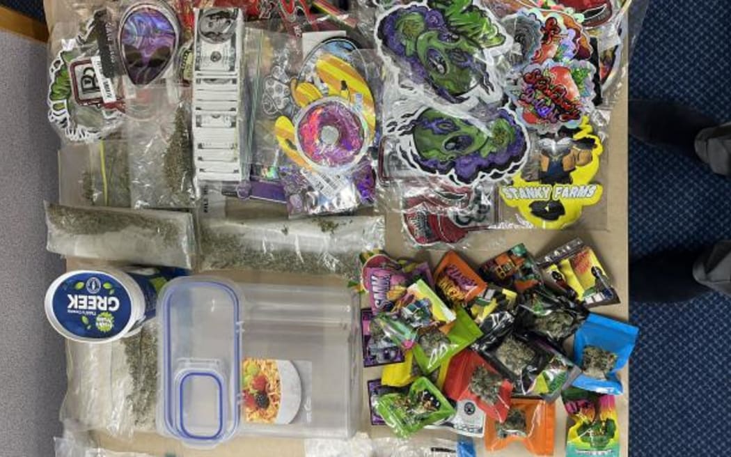 Cannabis was found in lolly packets after police carried out several search warrants in the Ruapehu District in July, 2024.