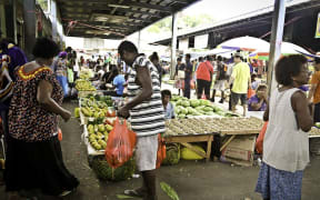 The Honiara Central Market, the largest in the country.