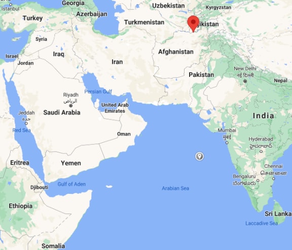 The town of Shir Khan Bandar sits on the Afghanistan side of the border with Tajikistan, on the Panj River.