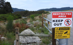 The entrance to the private Taylorville Resource Park landfill.