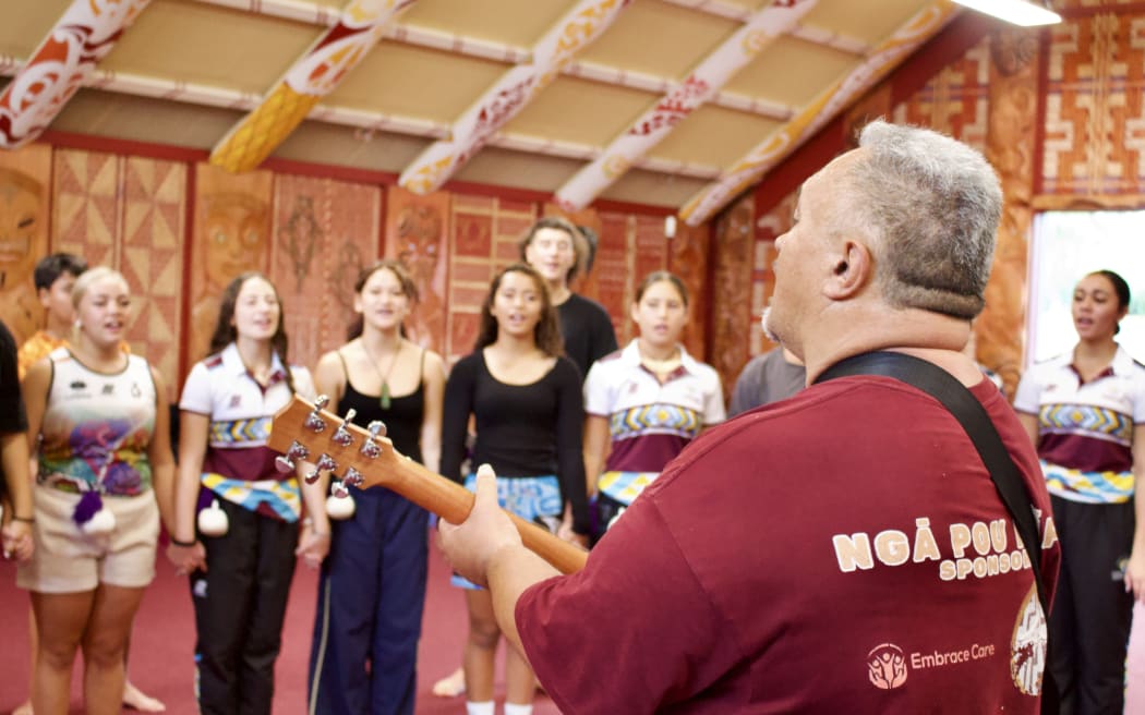 Te Puna Mataatahi - a haka rōpū from Keebra Park State High School on the Gold Coast - made its debut on the ASB Polyfest stage, marking a massive milesone for its kura and tauira.