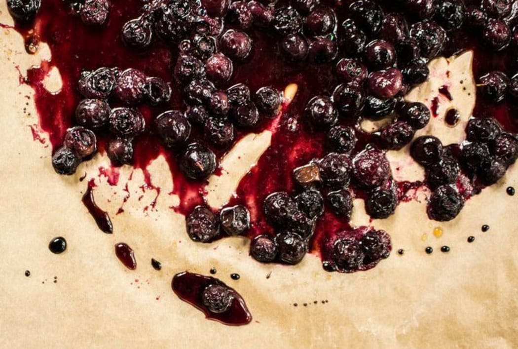 balsamic blueberries