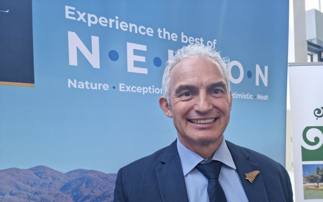 Tourism Minister Stuart Nash at a tourism conference in Nelson