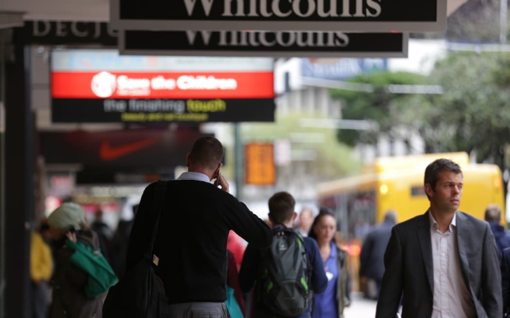 23062016 Photo: RNZ / Rebekah Parsons-King. Busy streets in Wellington.