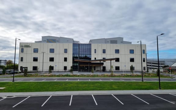 The new Tōtara Haumaru building at North Shore Hospital.