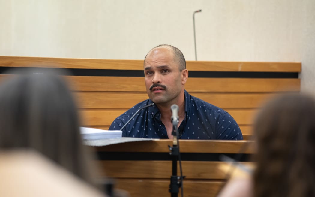 Witness Shaun Paterson (HPSNZ strength and conditioning coach) speaking on the first day of the inquest into Olivia Podmore's death.