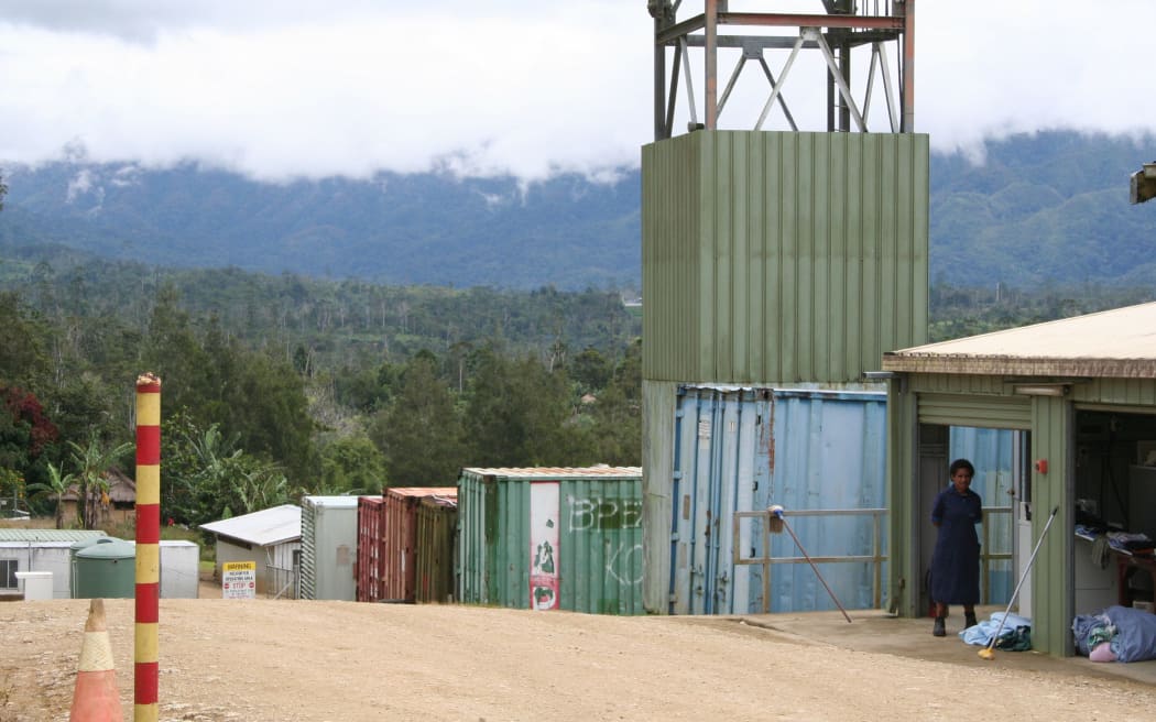 LNG Project site (run by project partner Oil Search) in Nagoli, Hela Province, Papua New Guinea.