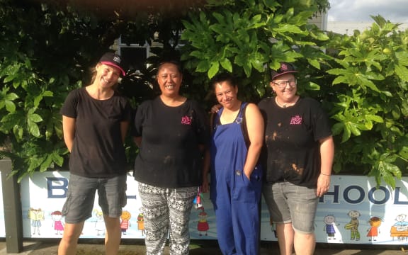 The Fresh Desk cleaning company staff, from left, Caroline, Helen, Krissie and Nicole.