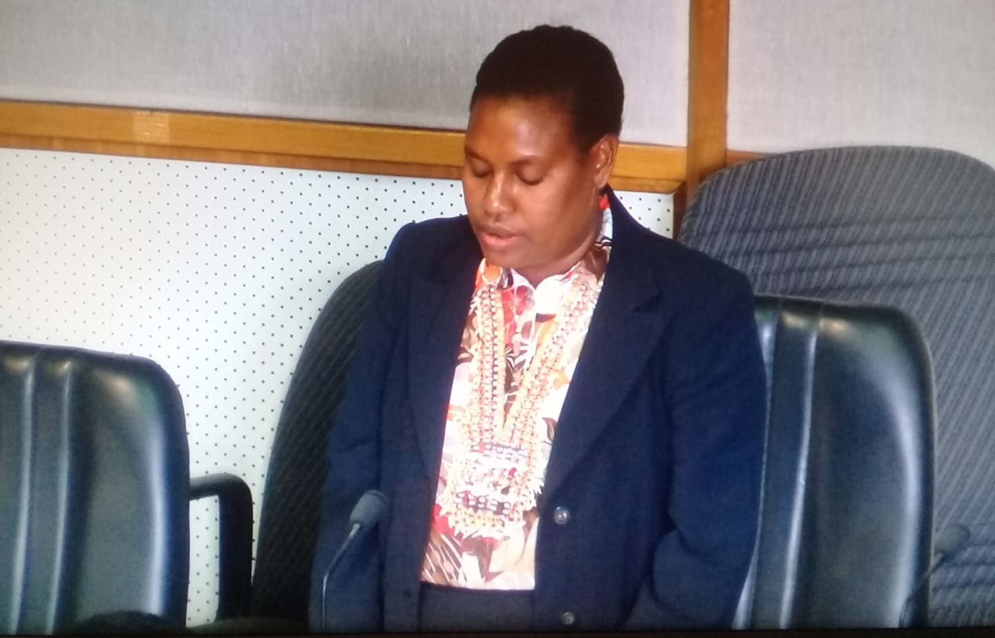 East Makira MP, Lilly Maefai, in her first parliamentary speech said that her win in the recent by-election was dedicated to her late husband and former MP for East Makira, Charles Maefai.