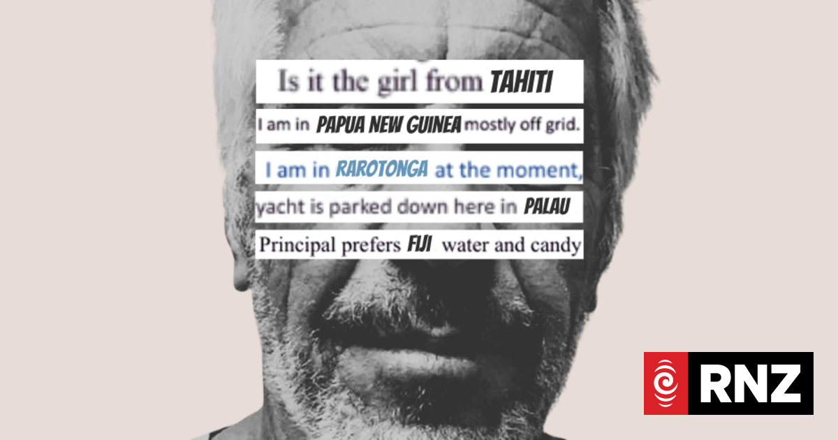 'The girl from Tahiti': Pacific Islands in the Epstein files