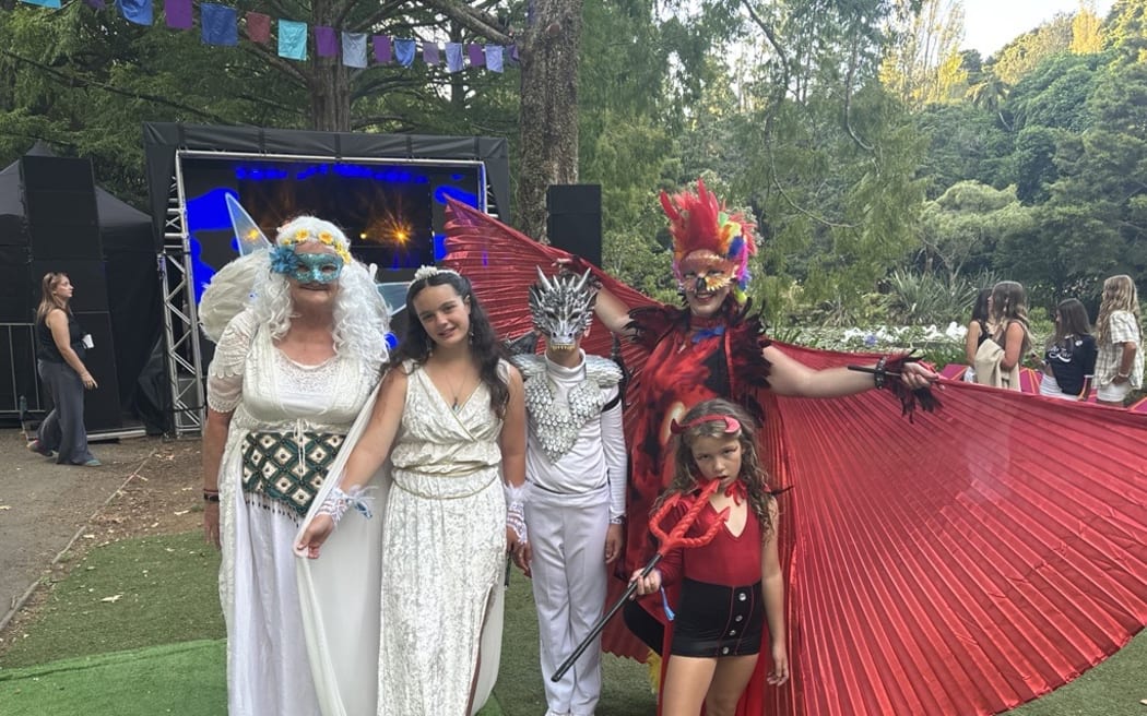 Stacey and her Whanau @ WOMAD 2025 in New Plymouth