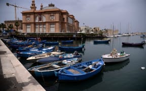 The old port of Bari pictured on May 12, 2017.