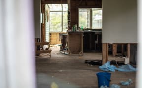 Houses in Candia Drive sit abandoned in November 2023 and have been subsequently vandalised since the floods at the start of 2023.