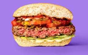 The meat-free Impossible Burger