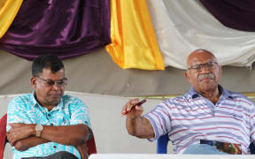 Biman Prasad and Sitiveni Rabuka.
