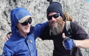 Ninety-year-old David Baker climbs Taranaki Maunga