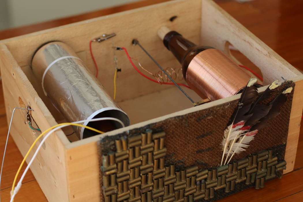 Celeste Oram's homemade radio
