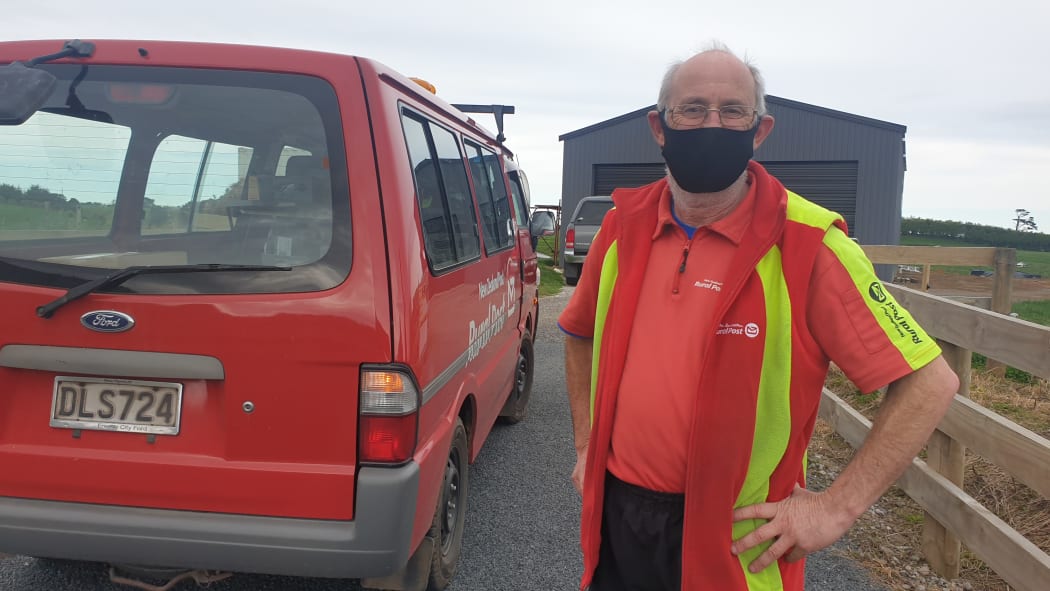 Rural post driver Wayne Williamson has worked through lockdown.
