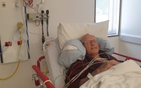Alastair McDougall, who suffered a stroke, has been moved into a new room in Waipapa.