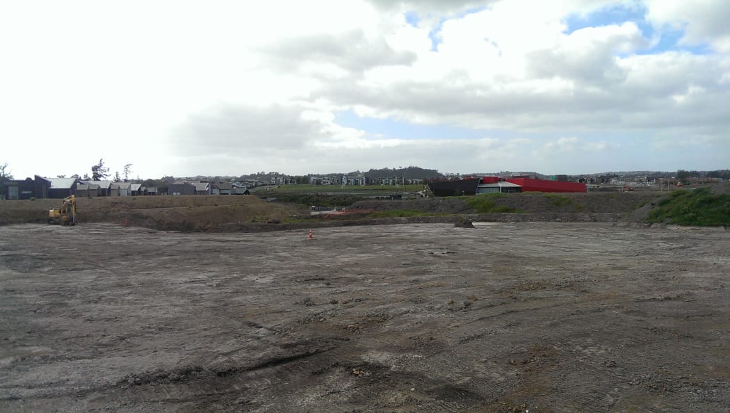 The building site, Te Uru, which Ngāti Whātua o Kaipara plans to develop.