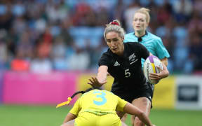 Sarah Hirini of New Zealand Black Ferns Sevens