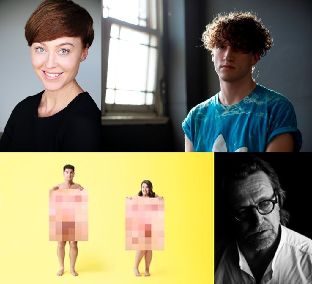 People involved in Eight Gigabytes of Hardcore Pornography at Silo Theatre, Auckland.